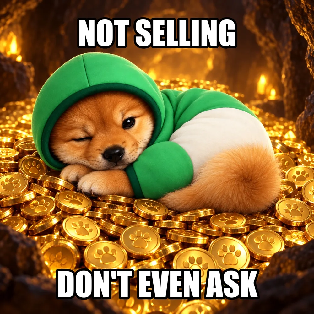 Meme: PUP guarding a dragon's hoard